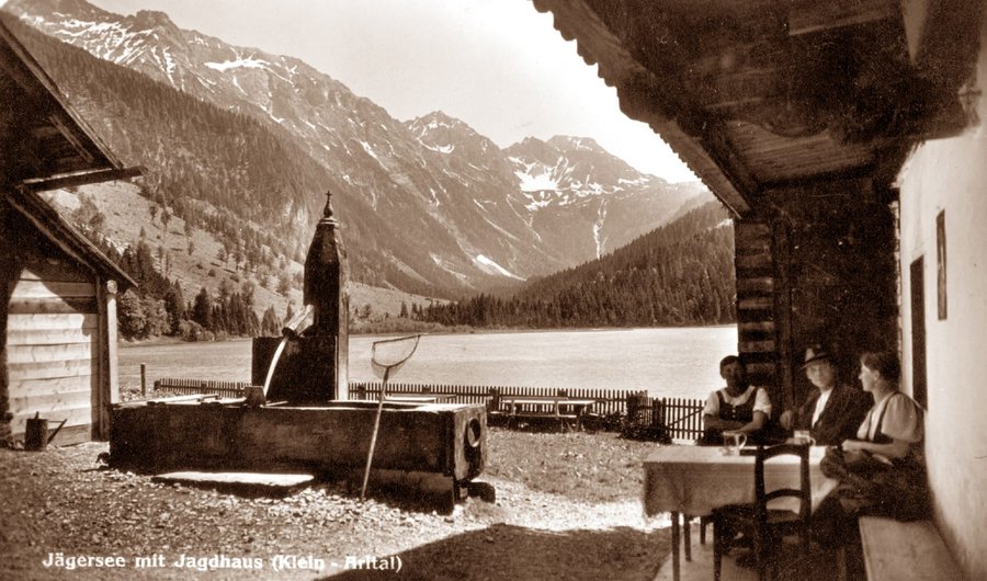 Historisches Foto Jägersee Jagdhaus